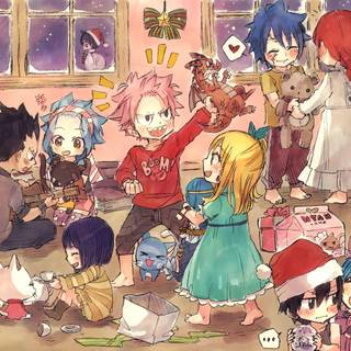 Fairy tail wallpaper chibi
