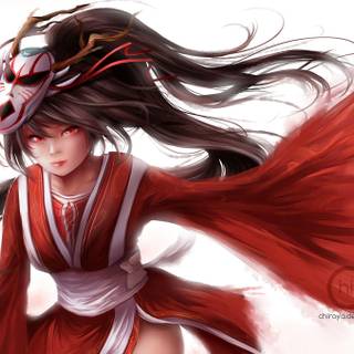 Akali blood moon wallpaper
