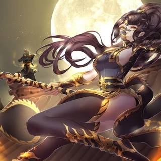 Akali blood moon wallpaper