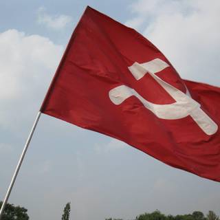 Communist flag wallpaper