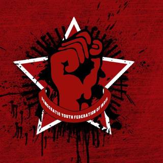 Communist flag wallpaper