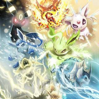 Eevee evoluciones wallpaper