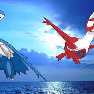 Latios and latias wallpaper