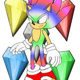 Hyper sonic the hedgehog wallpaper