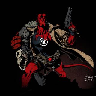Hellboy HD wallpaper