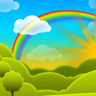 Wallpaper HD cartoon nature