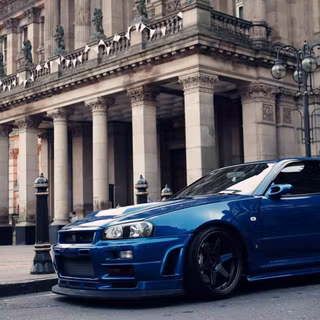Skyline gtr HD background