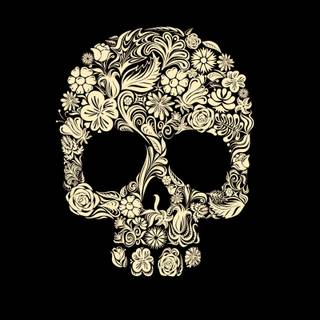 Skeleton head wallpaper