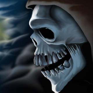 Skeleton head wallpaper