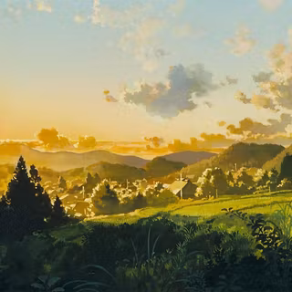 Ghibli background kodama