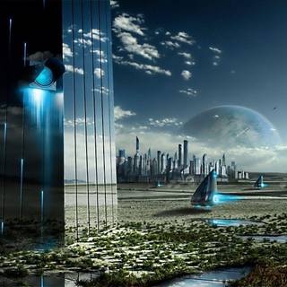 HD futuristic wallpaper