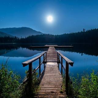 Nature night HD wallpaper