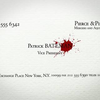 American Psycho wallpaper