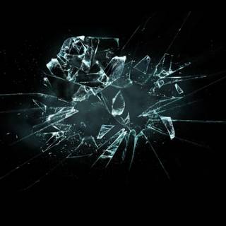 Glass broken wallpaper