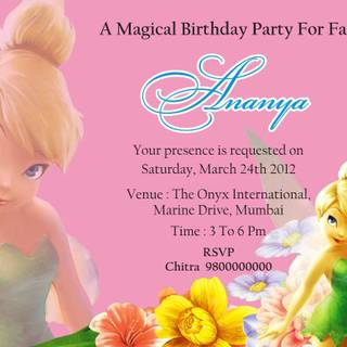 Tinkerbell pink background