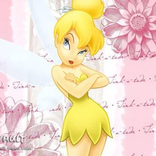 Tinkerbell pink background