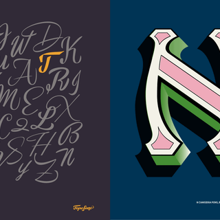 Stylish alphabet n wallpaper