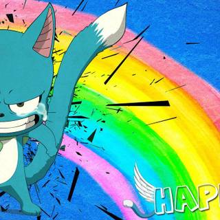 Happy Fairy Tail wallpaper