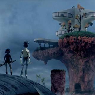 Gorillaz wallpaper plastic beach