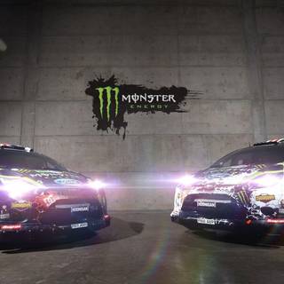 Wallpaper mobil monster energy