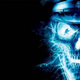 Blue fire wallpaper HD