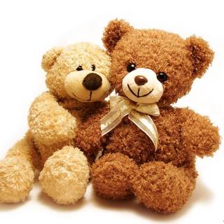 Cute teddy bears wallpaper for mobile