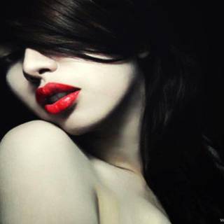 Wallpaper red lips
