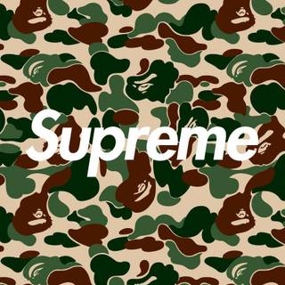 Supreme camo background