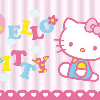 Hello kitty wallpaper yellow