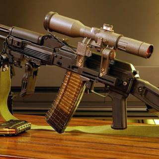 AK 47 gun HD wallpaper