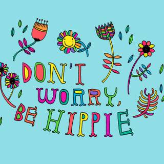 Hippie art wallpaper