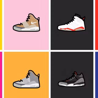Jordan shoe wallpaper