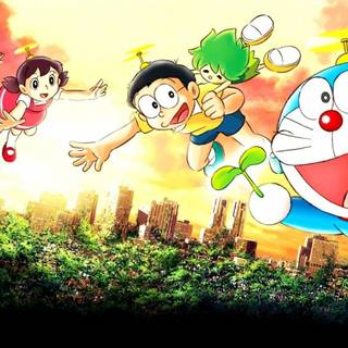 Doraemon 3D wallpaper