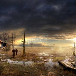 Cool war zone background