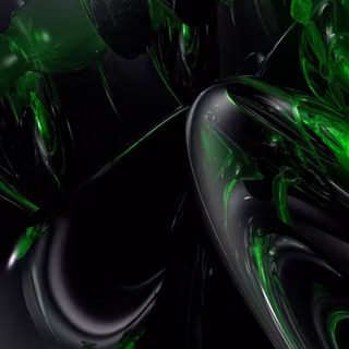 Black green wallpaper