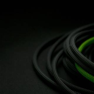 Black green wallpaper