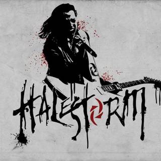 Halestorm logo wallpaper