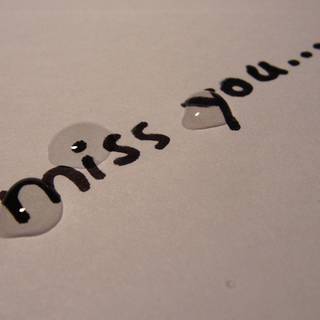 I miss you wallpaper