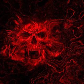 Smiley skull Wallpaper