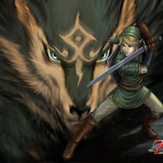 Wolf link wallpaper