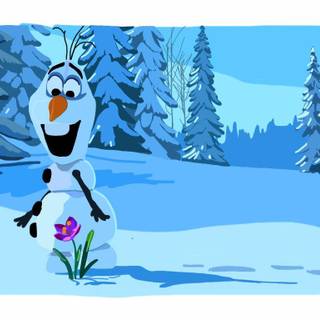 Olaf frozen wallpaper
