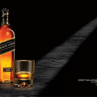 Black label wallpaper