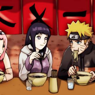 Foto wallpaper naruto cium sakura dan hinata