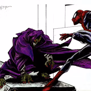 Spiderman vs green goblin wallpaper