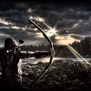 Bow and arrow wallpaper