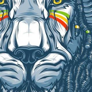 Rasta lion wallpaper HD