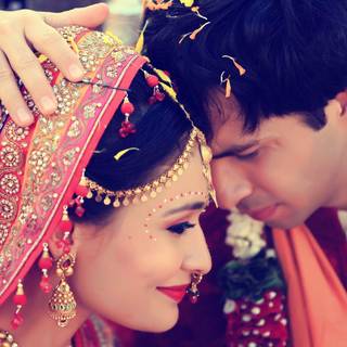 Sweet couple wallpaper