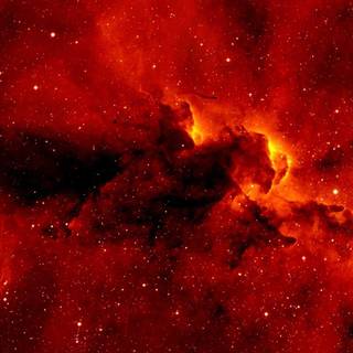 Red galaxy wallpaper HD