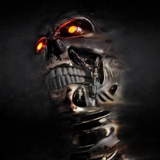 Wallpaper 3D skull