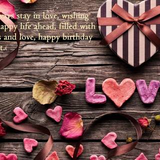 Happy bday my love wallpaper